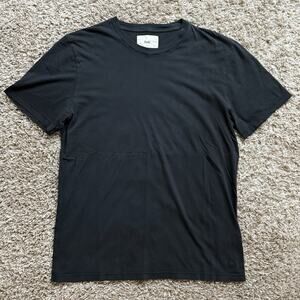 Folk Clothing Blank Black Tee Short Sleeve Light T-Shirt Men’s Size 3 / Medium
